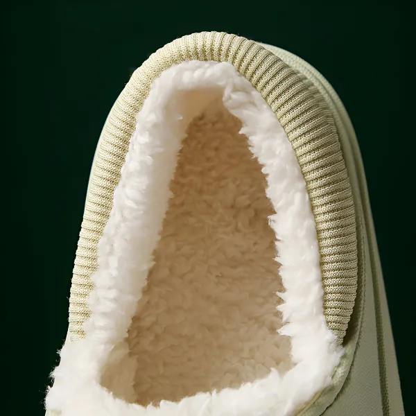 fur slippers, warm slippers, thick sole slippers, plush slippers, plush slides, waterproof slippers